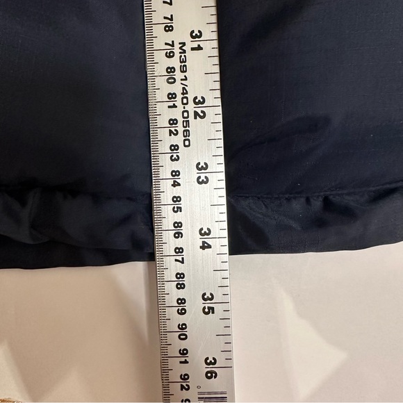 Men’s Vintage Down-Filled Puffy Blue Jacket Medium - Picture 12 of 13